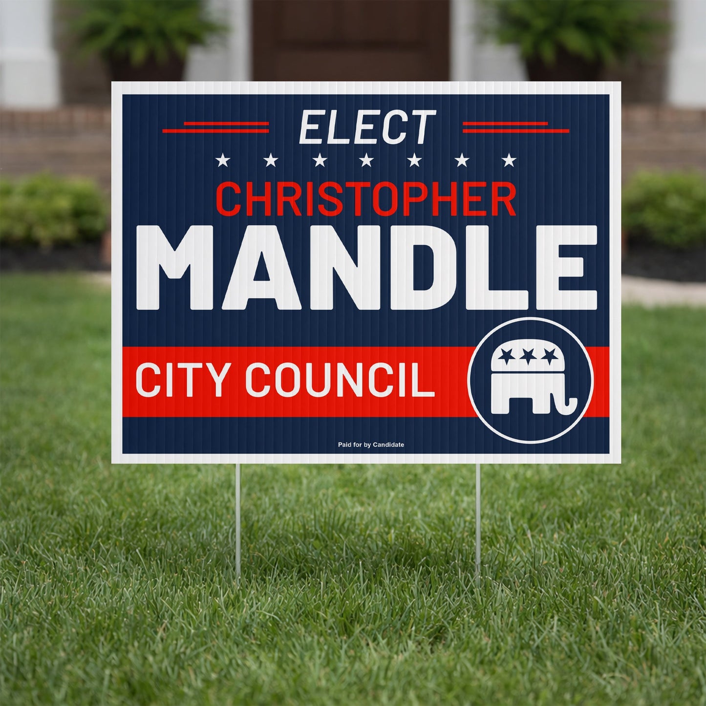 Custom Republican 18"x24" Political Yard Signs