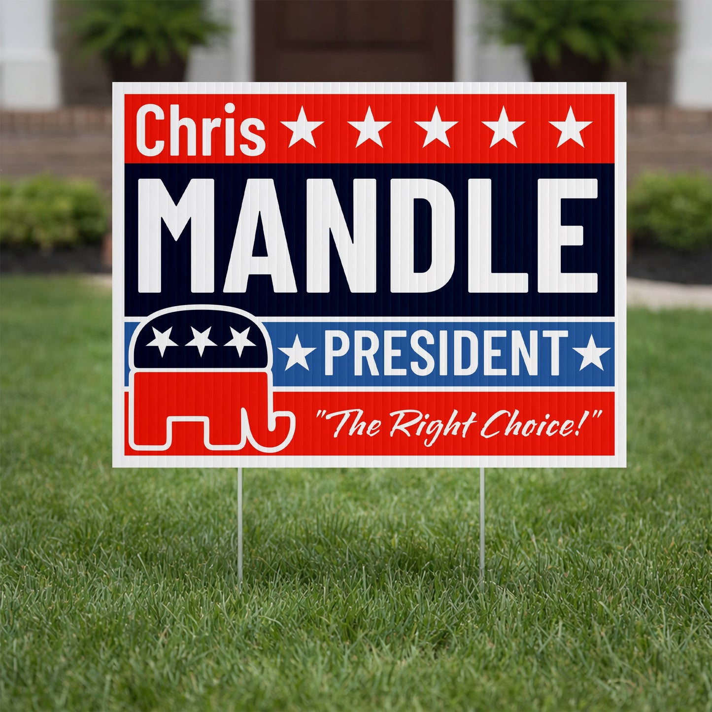 Custom Republican 18"x24" Political Yard Signs