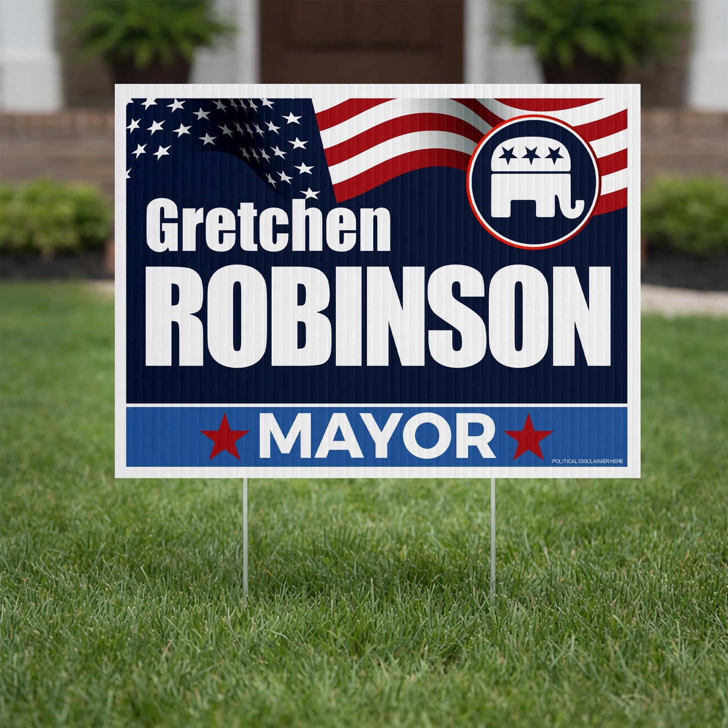 Custom Republican 18"x24" Political Yard Signs