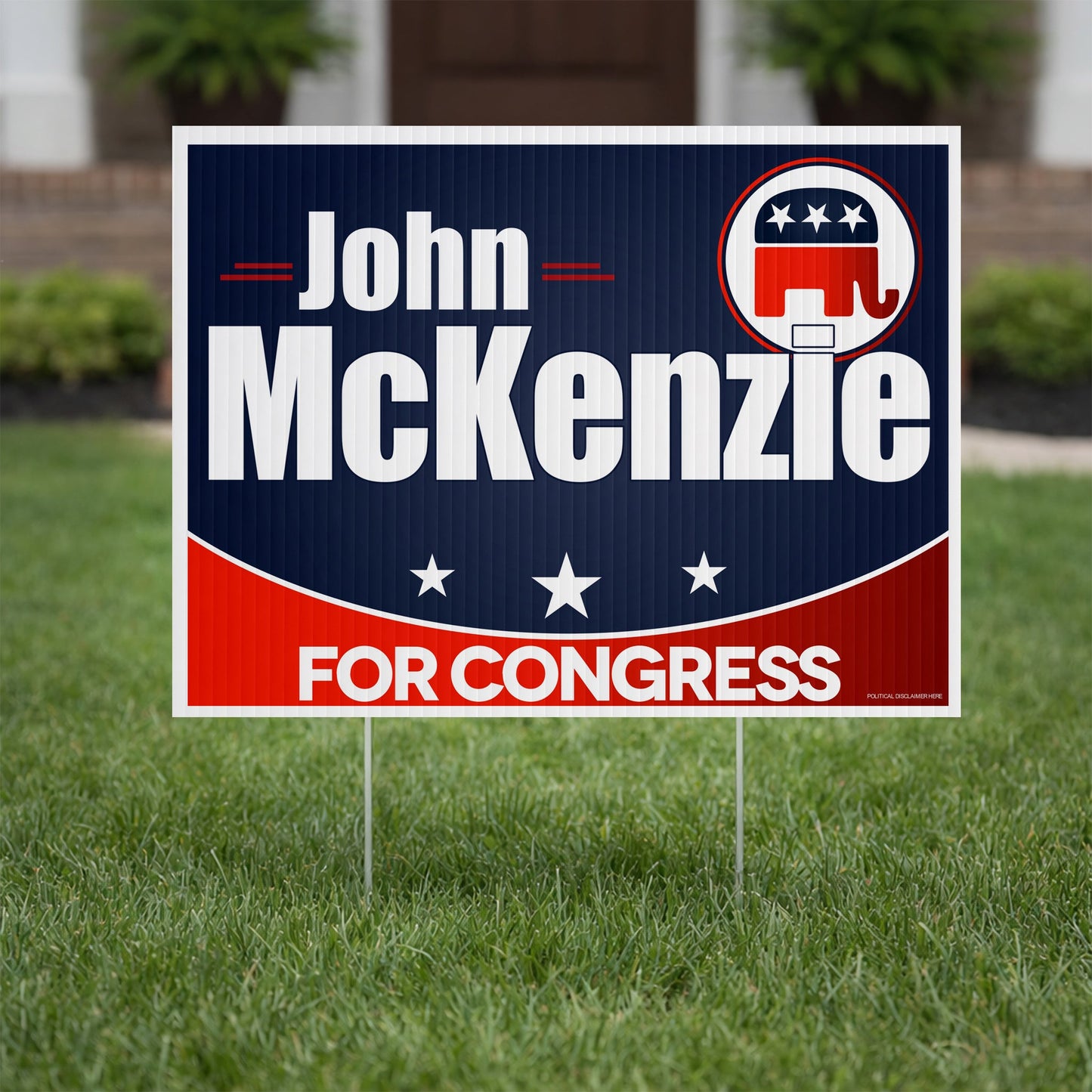 Custom Republican 18"x24" Political Yard Signs