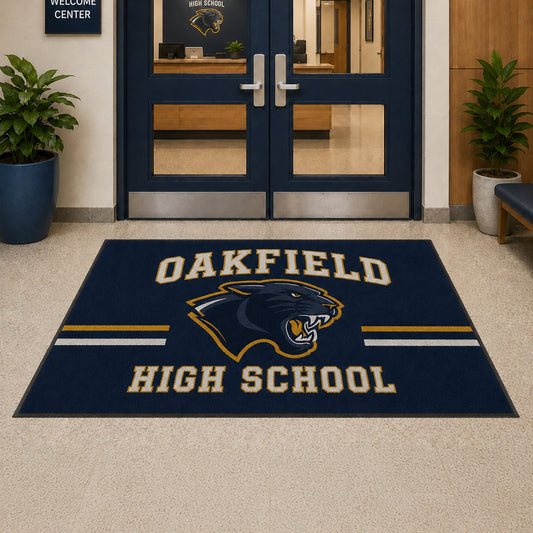 Custom School Logo Doormat – Personalized Entrance Mat