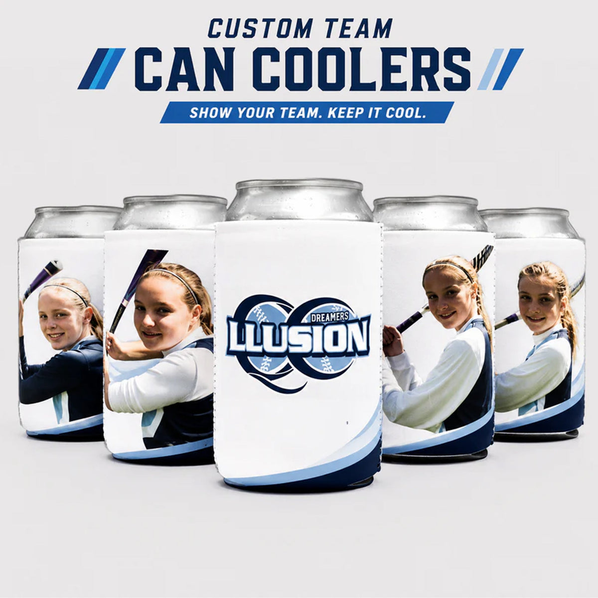 Custom Team Can Coolers
