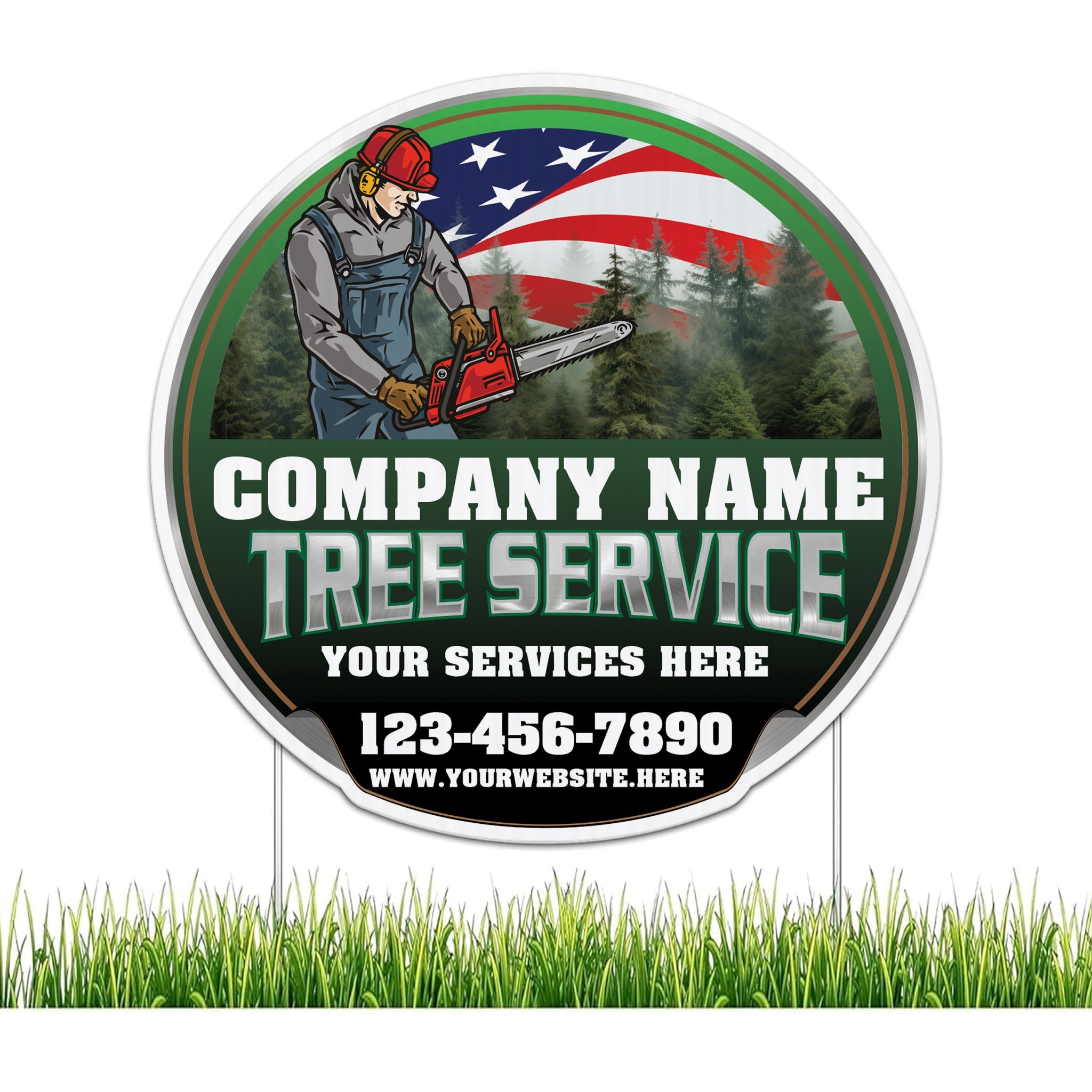 Custom Tree Service Yard Signs | 10-Pack | 2-sided – VictoryStore.com