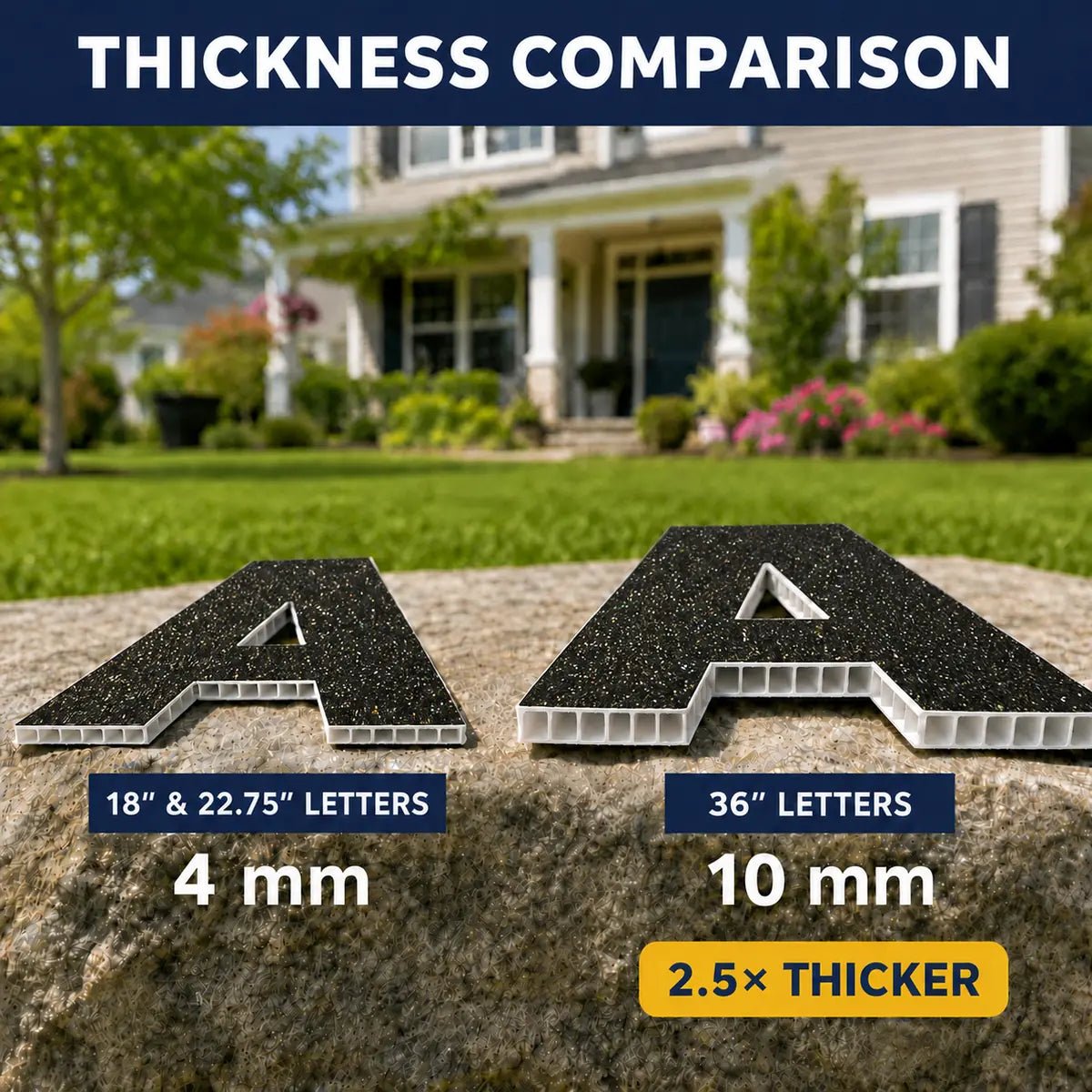 Custom Yard Letters – Choose Font & Size