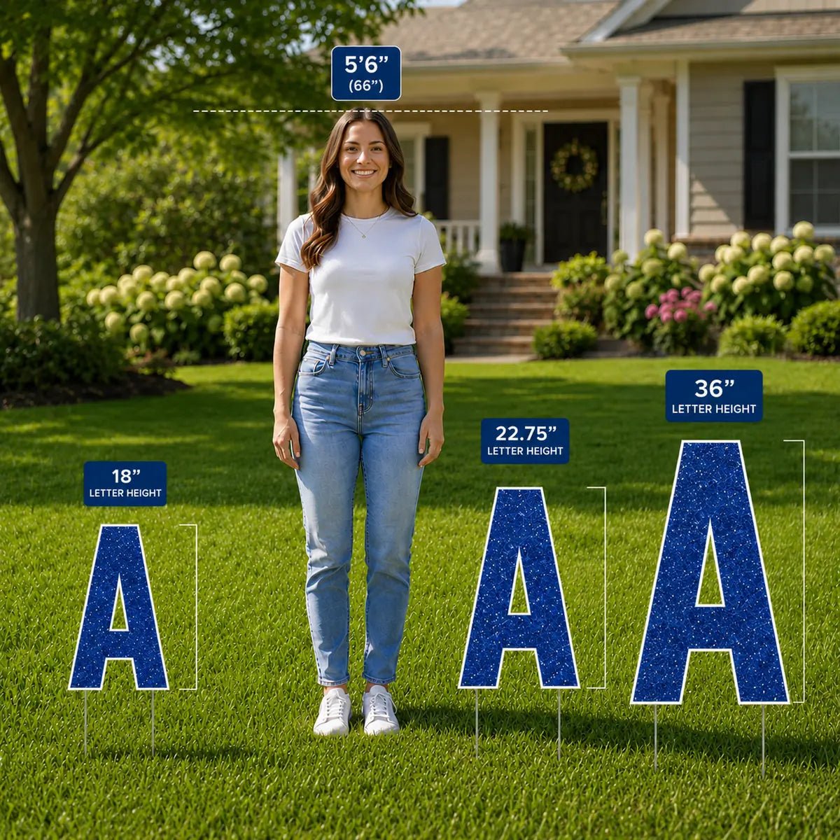 Custom Yard Letters – Choose Font & Size