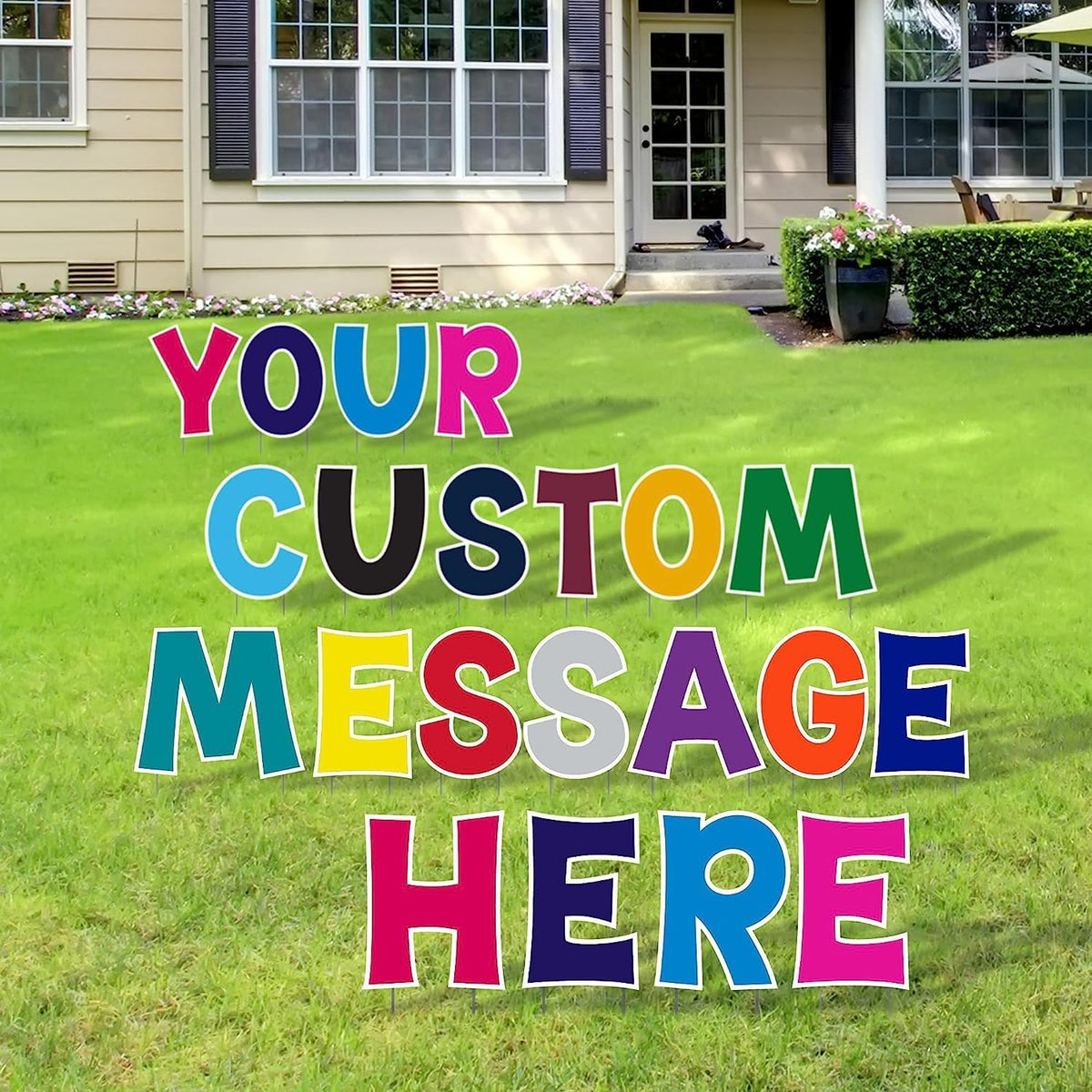 Custom Yard Letters – Choose Font, Size & Color