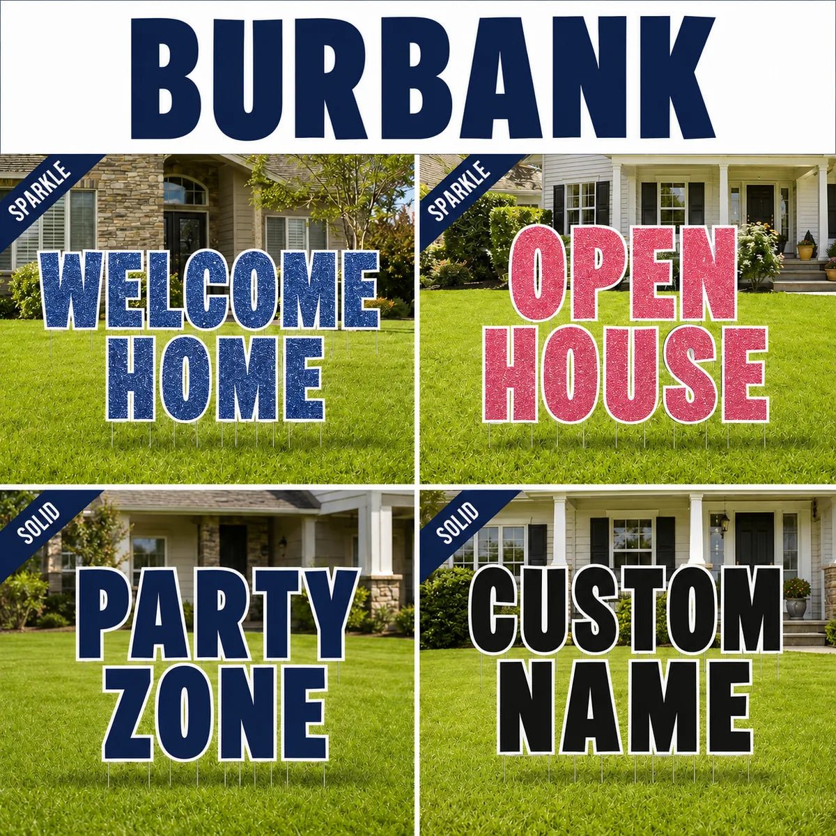 Custom Yard Letters – Choose Font, Size & Color