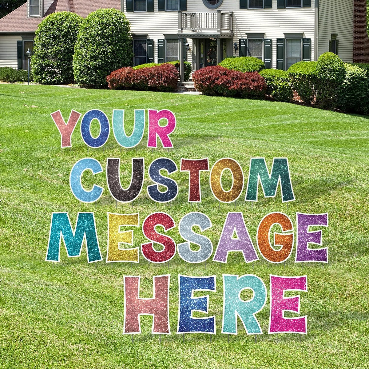 Custom Yard Letters – Choose Font, Size & Color