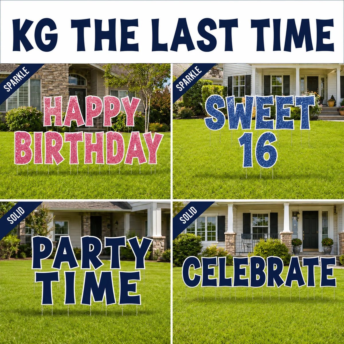Custom Yard Letters – Choose Font, Size & Color