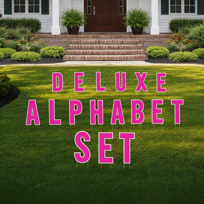 18" Bebas Solid Color Deluxe Alphabet Set - 130 pcs
