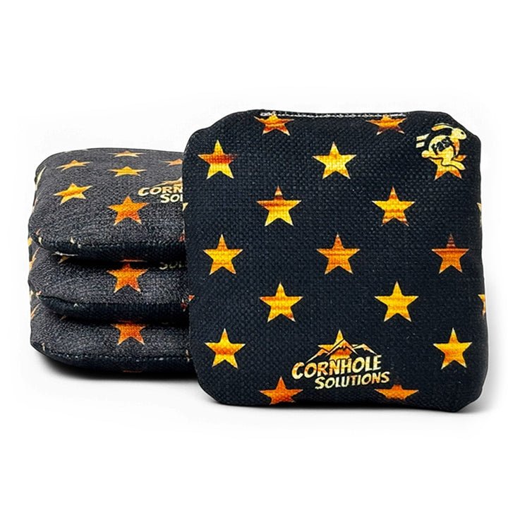 Deer Flag Rec Cornhole Bags – Set of 8 (Rustic Stars & Deer Stripes )