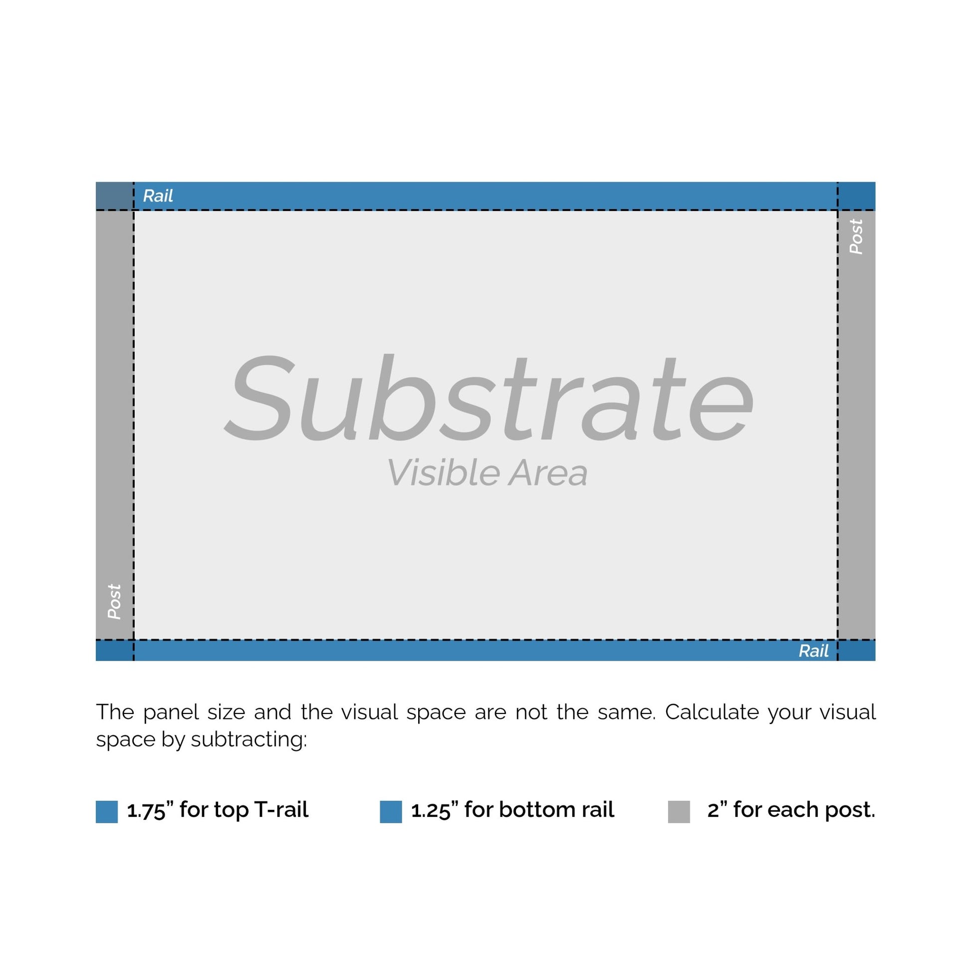 Deluxe Vinyl Sign Frame Kit