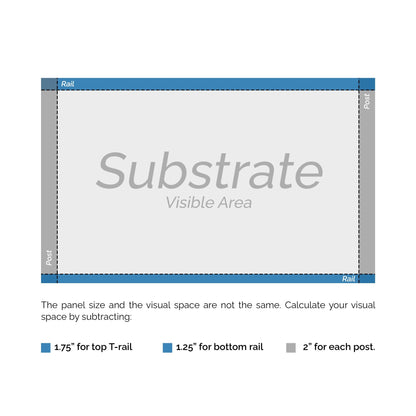 Deluxe Vinyl Sign Frame Kit