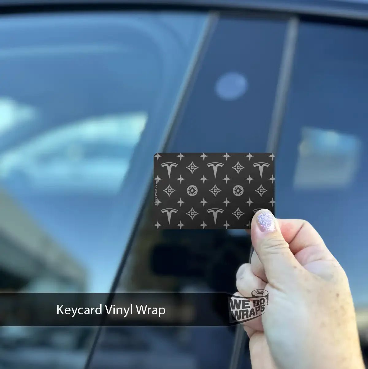Designer Tesla Edition LV Pattern Keycard Decal