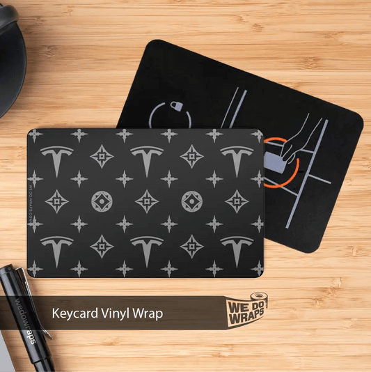 Designer Tesla Edition LV Pattern Keycard Decal
