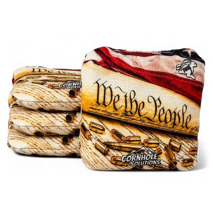 Distressed Stars & WTP Bags Rec Cornhole Bags – Set of 8