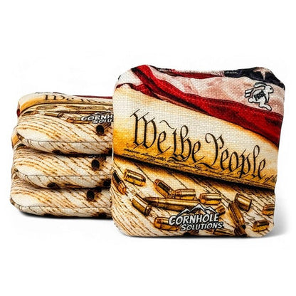 Distressed Stars & WTP Bags Rec Cornhole Bags – Set of 8