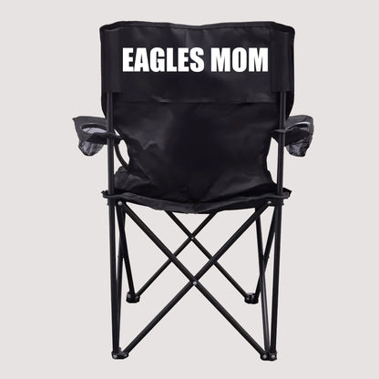 Eagles Mom Black Folding Camping Chair