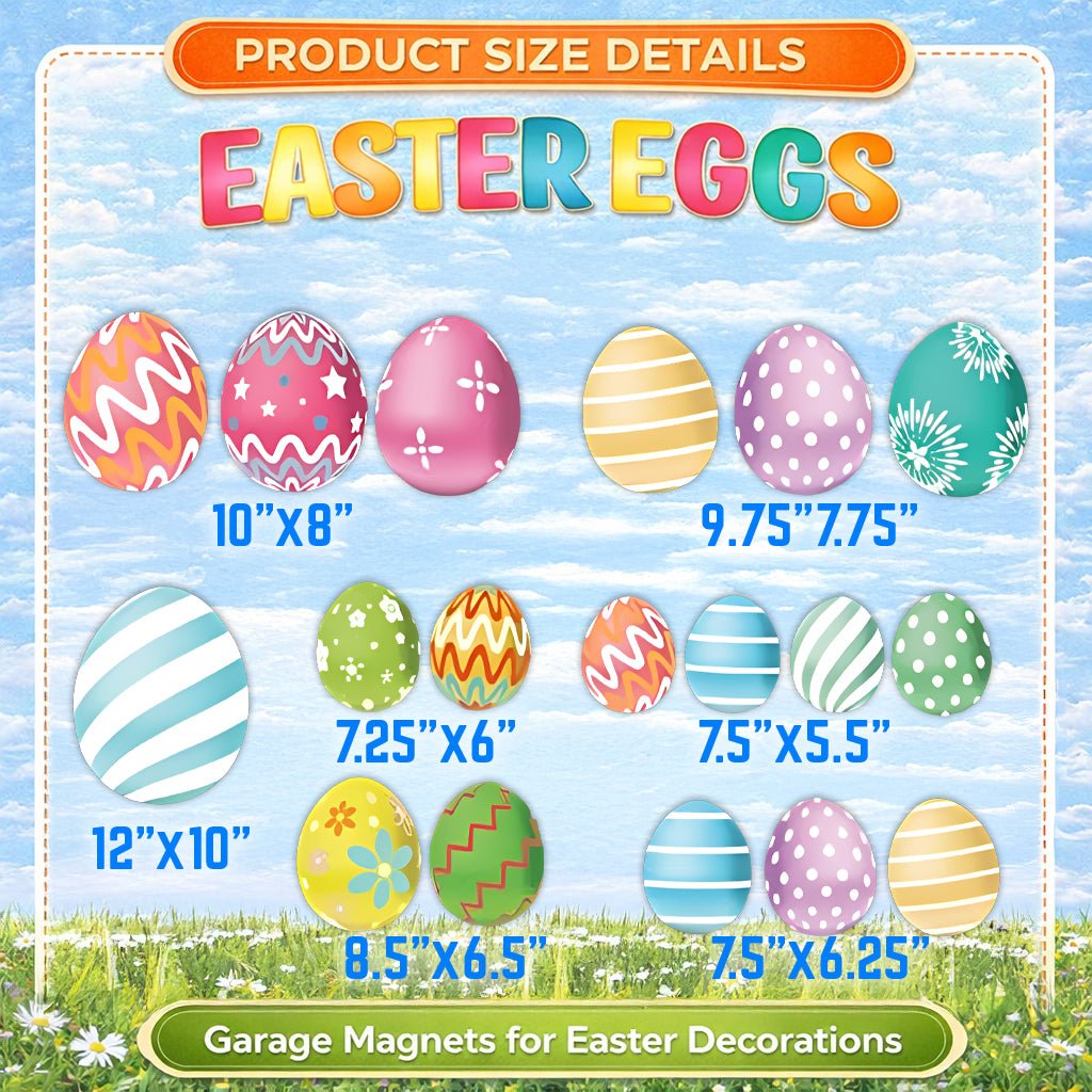 Easter Egg Garage Magnets