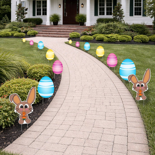 Easter Pathway Markers 14 piece set