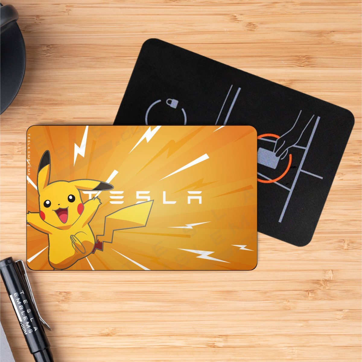 Electric Terrain Pikachu Tesla Keycard Wrap
