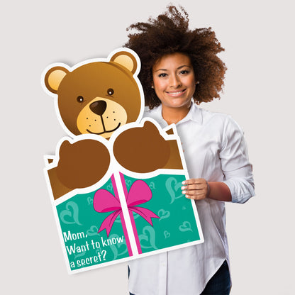 Giant Mother's Day Bear Hug Greeting Card