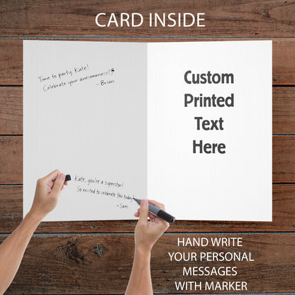 Giant Pink Mother's Day Custom Greeting Card