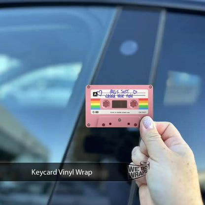 Girls Mix Tape Keycard Decal