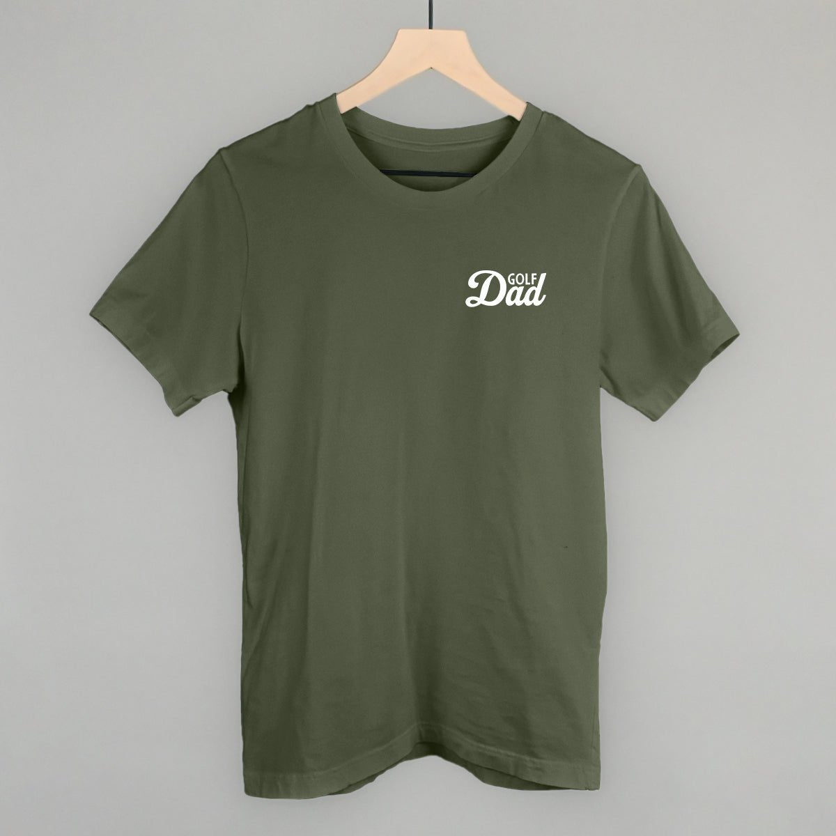 Golf Dad (White) (Left Chest) T-shirt