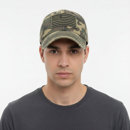 GWBPC Camo USA Flag Cap