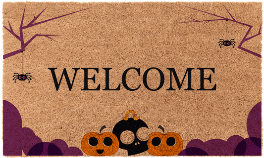 Halloween Welcome Doormat - Coir Fiber