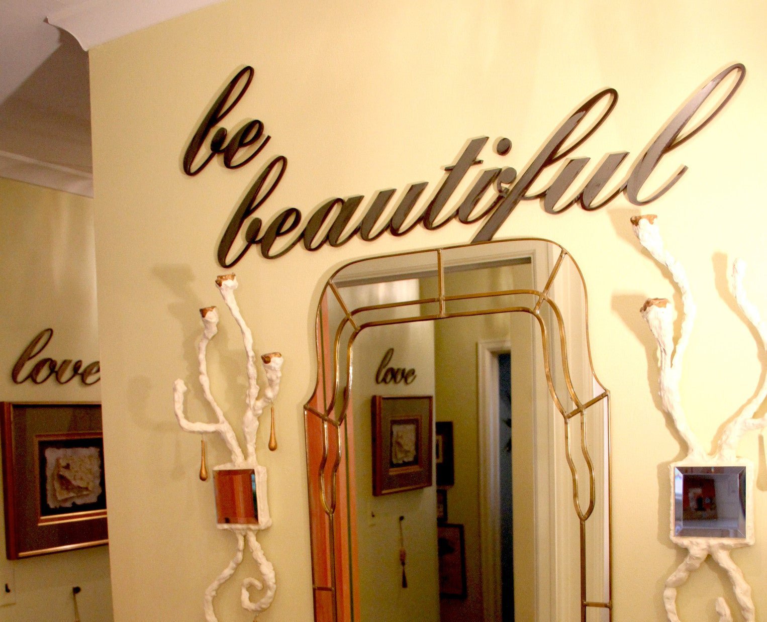 Hand Painted Script Be Beautiful | Letter2Word – VictoryStore.com