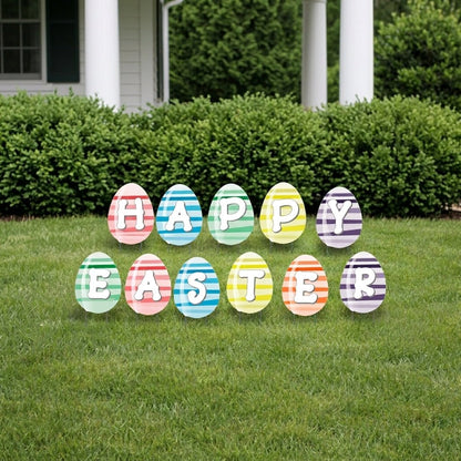 Happy Easter Eggs Yard Decoration