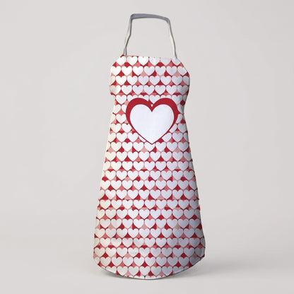 Heart Apron - Valentine's Day Apron, Love Apron, Mother's Day Apron