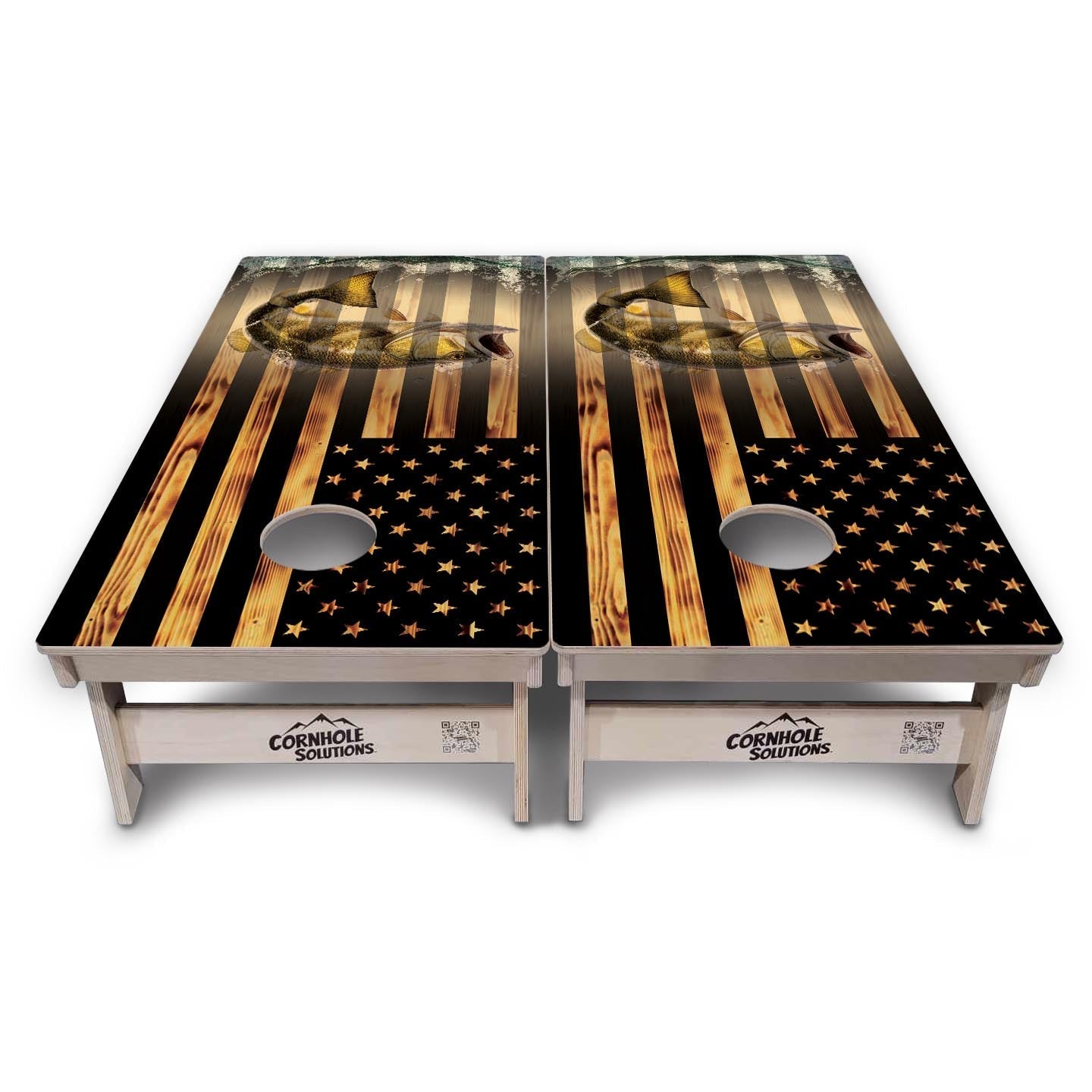 Hidden Fish Cornhole Boards - Professional Tournament Series