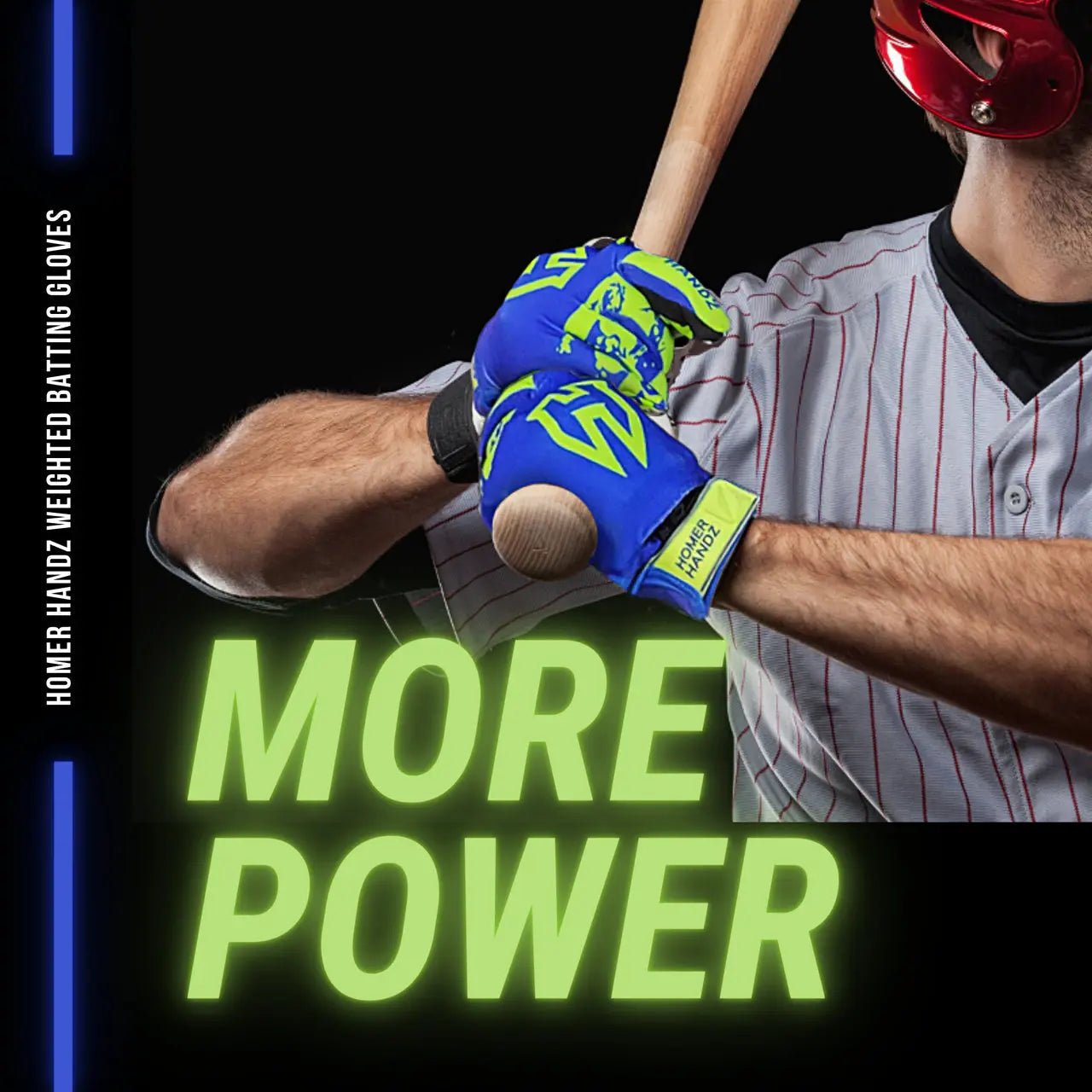 Homer Handz Weighted Batting Gloves – Adjustable Training Gloves for Baseball & Softball