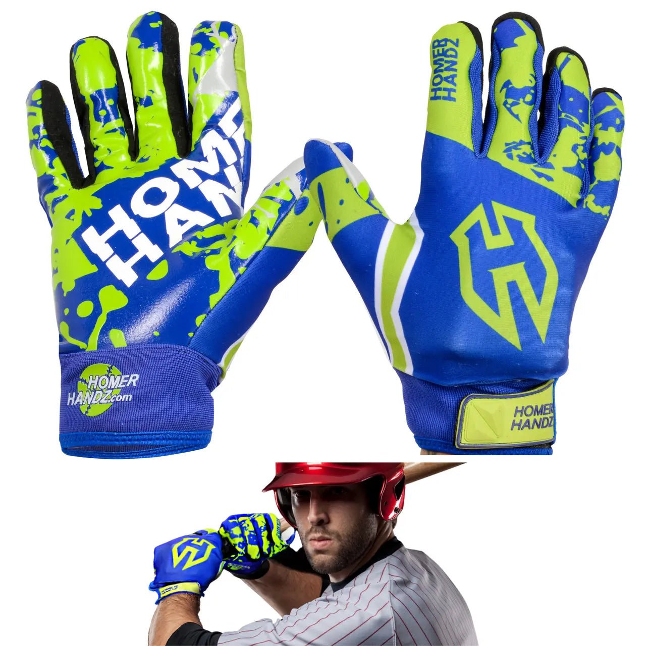 Homer Handz Weighted Batting Gloves – Adjustable Training Gloves for Baseball & Softball