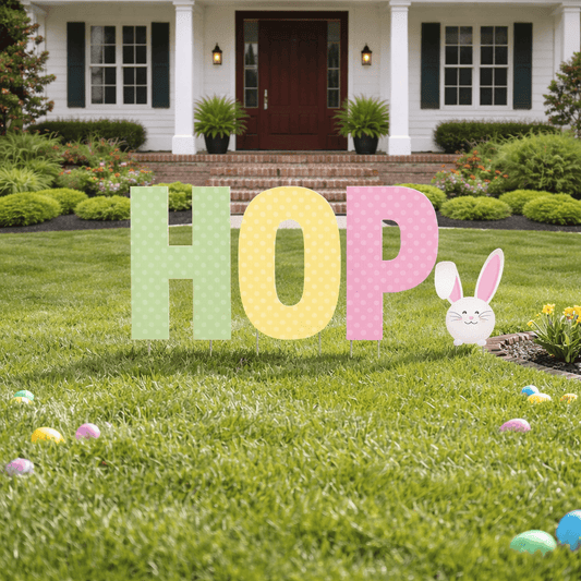 HOP Easter Yard Letters 4 piece set