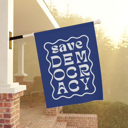 Save Democracy Garden Flag