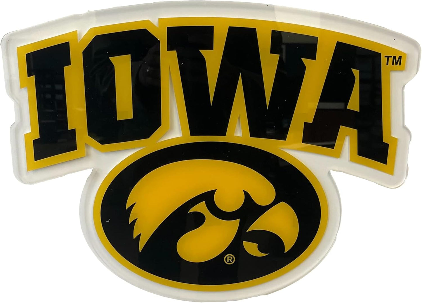 Iowa Hawkeyes Mancave Bundle – Wallpaper Panels, Door Banner, Doormat, Herky Standup, Acrylic Wall Art & 6 - Pack Can Coolers