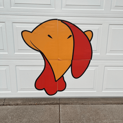 Jumbo Turkey Face Garage Magnet – Giant Thanksgiving Decoration for Garage Doors
