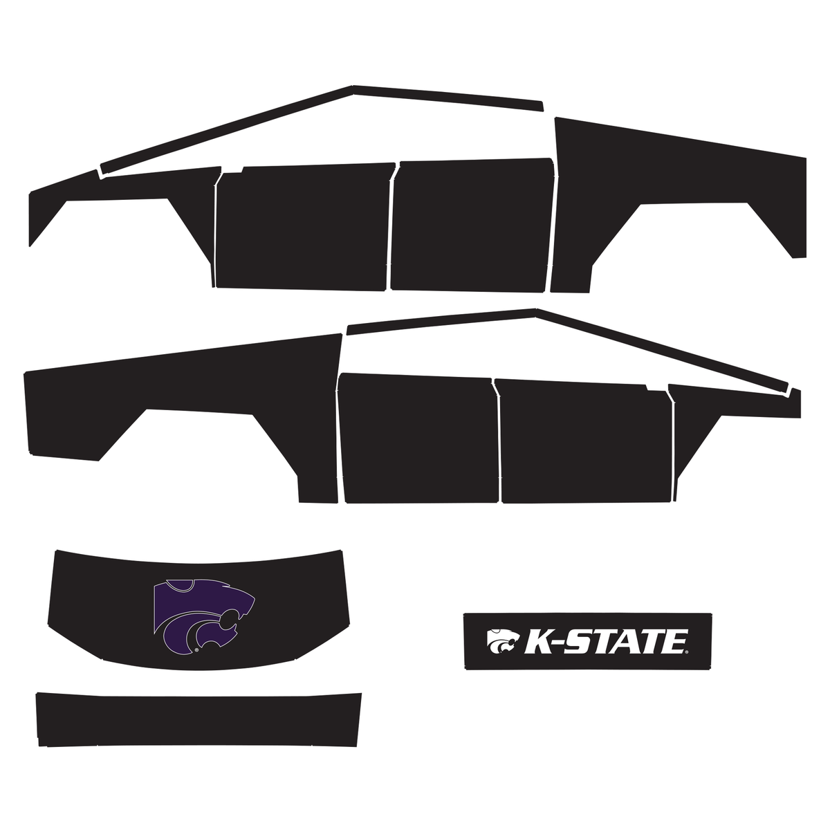 Kansas State Cybertruck Wrap Panel Kit – Powercat