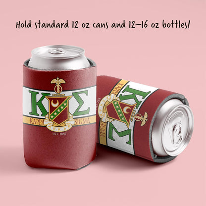 Kappa Sigma Shield Can Cooler Set