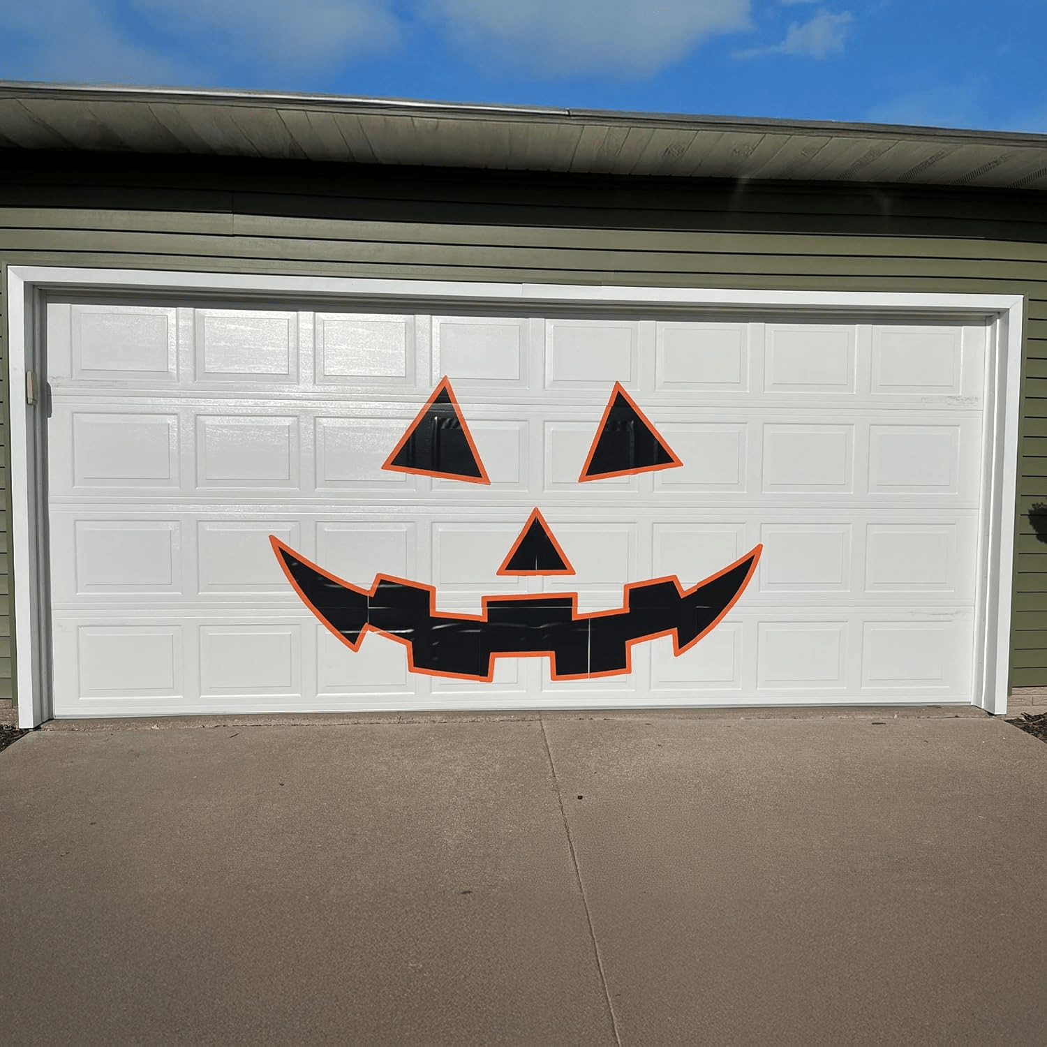 Large Jack - O - Lantern Garage Door Magnets 16 - Piece Set