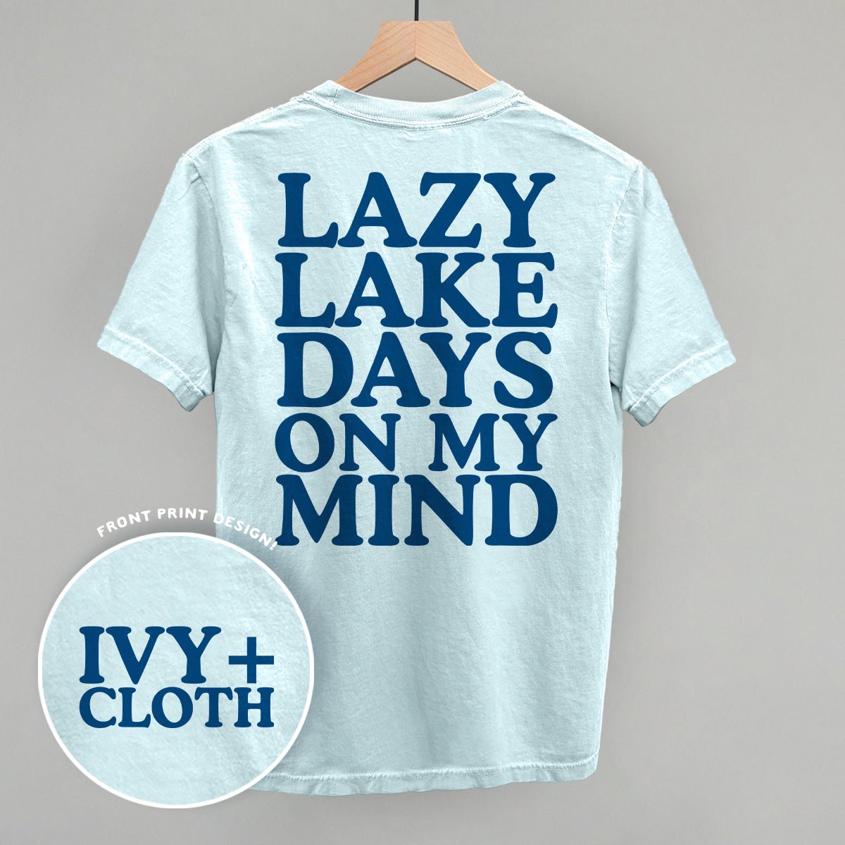 Lazy Lake Days (Back Print) Tee