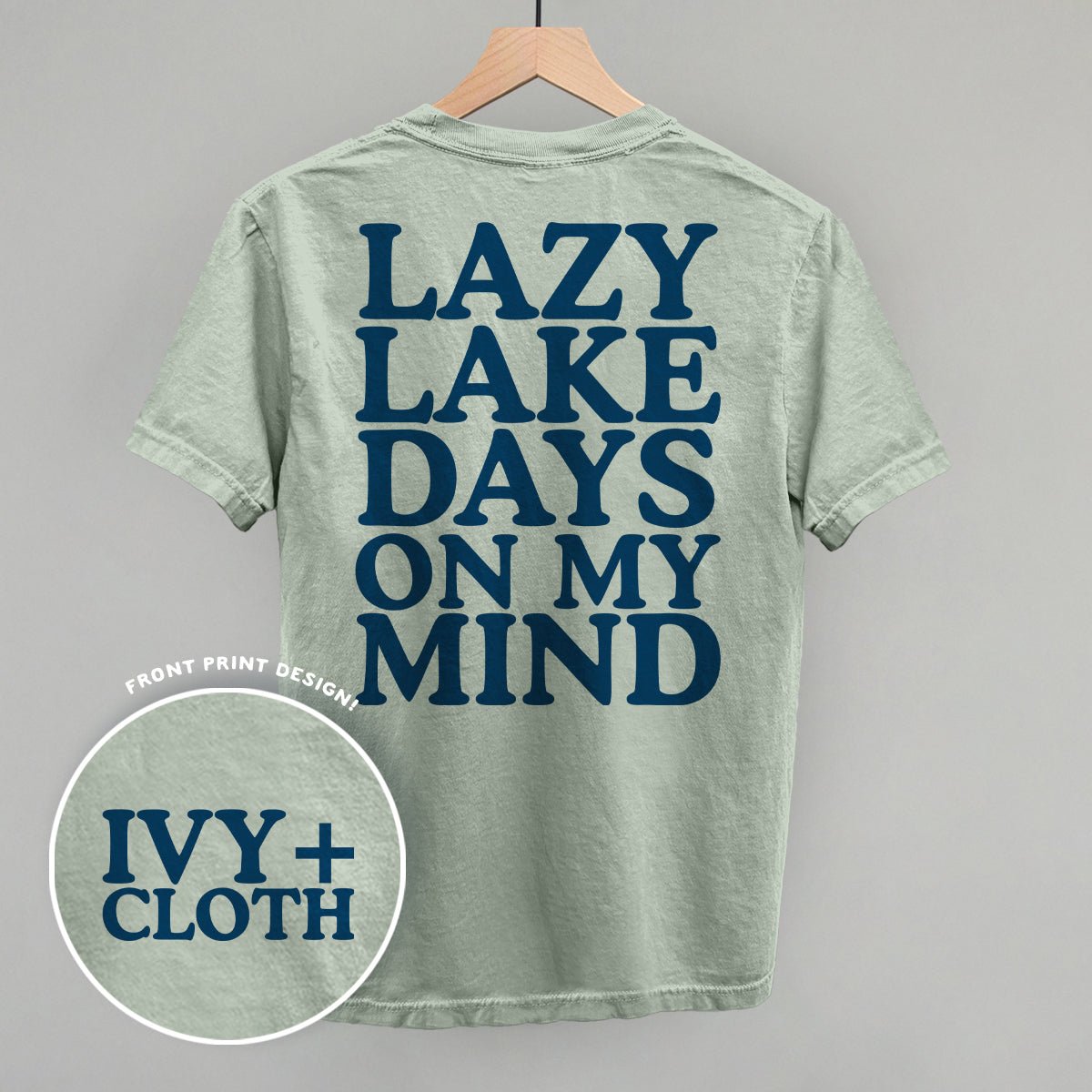 Lazy Lake Days (Back Print) Tee