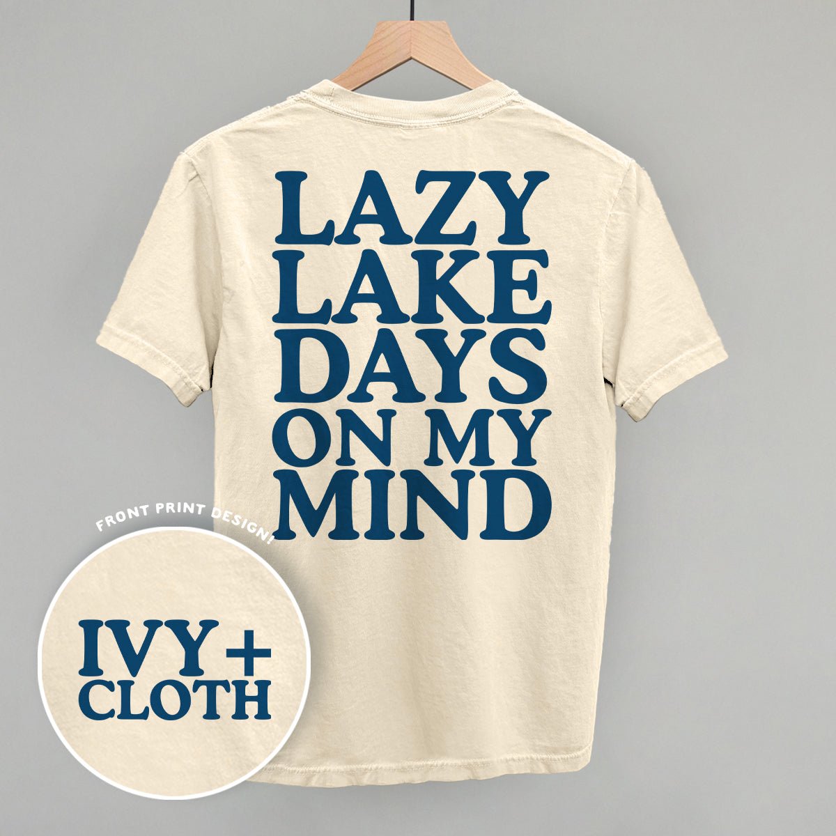 Lazy Lake Days (Back Print) Tee