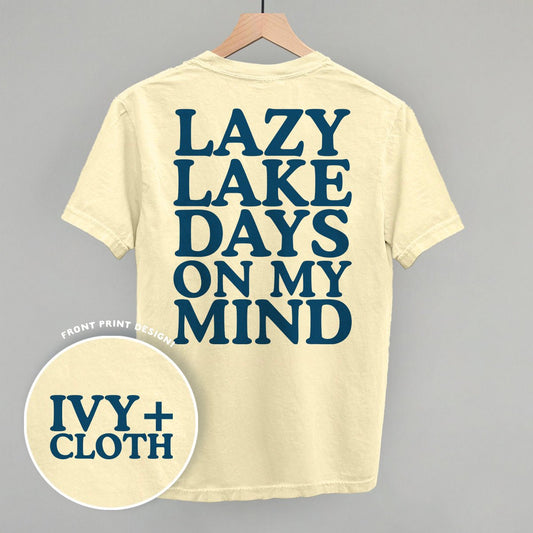 Lazy Lake Days (Back Print) Tee