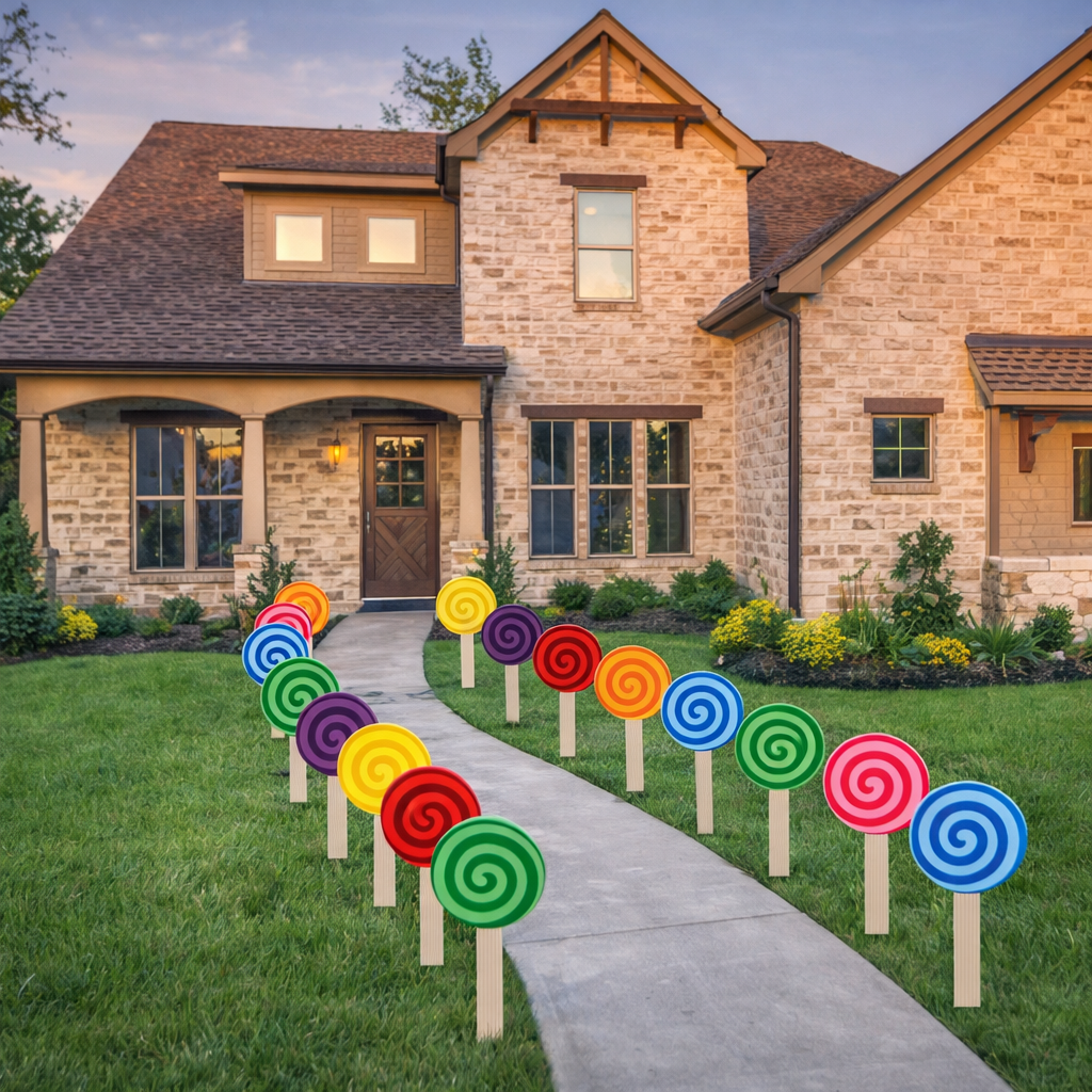 Lollipop Pathway Yard Cards 16 piece set