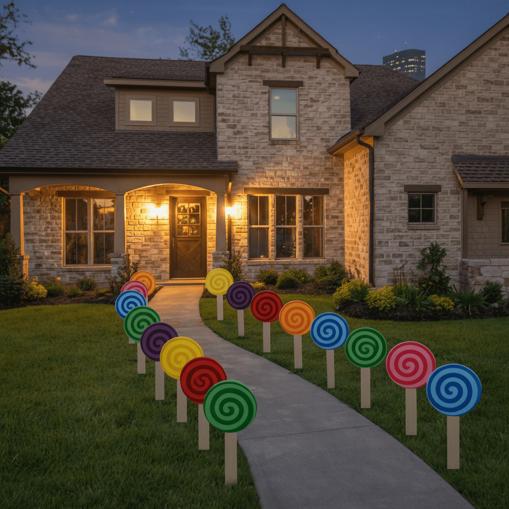 Lollipop Pathway Yard Cards 16 piece set